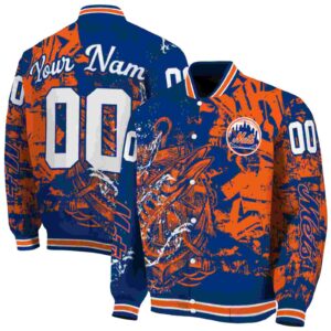 personalized new york mets fishing art blue jacket fashion forward