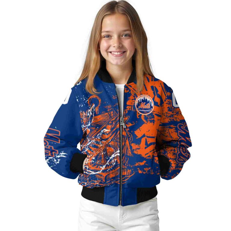 personalized new york mets fishing art blue jacket top rated