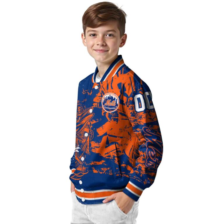 personalized new york mets fishing art blue jacket trendy