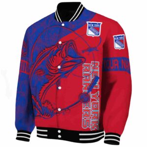 personalized new york rangers fishing rod red jacket best selling