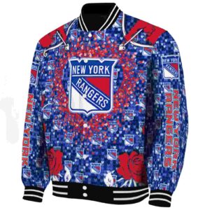 personalized new york rangers heart explosion blue jacket best selling