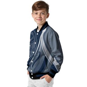 personalized new york yankees wave patterns navy jacket trendy