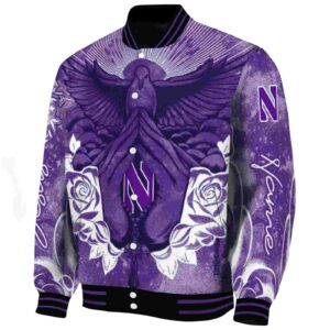 personalized northwestern wildcats praying hands purple jacket best selling