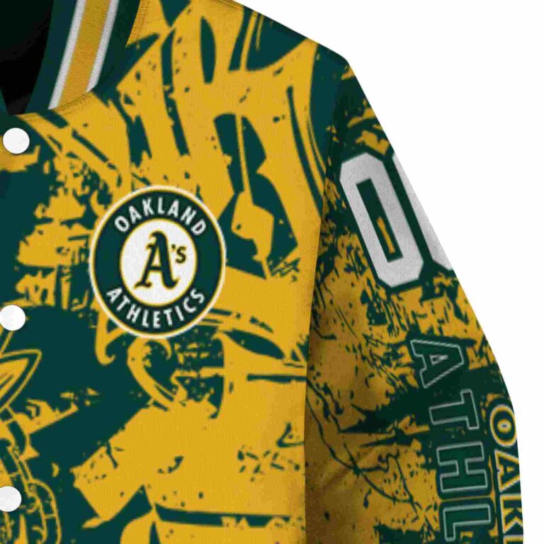 personalized oakland athletics fishing art green jacket premium grade