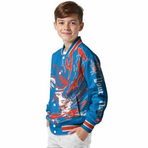 personalized oklahoma city thunder fishing passion blue white jacket trendy