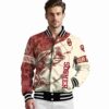 personalized oklahoma sooners fishing rod cream jacket high quality