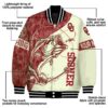 personalized oklahoma sooners fishing rod cream jacket new arrival