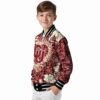 personalized oklahoma sooners heart explosion crimson jacket trendy