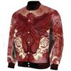 personalized oklahoma sooners praying hands crimson jacket best selling