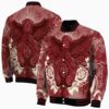 personalized oklahoma sooners praying hands crimson jacket fashion forward