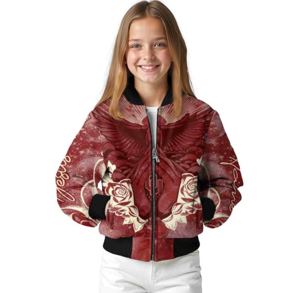 personalized oklahoma sooners praying hands crimson jacket top rated