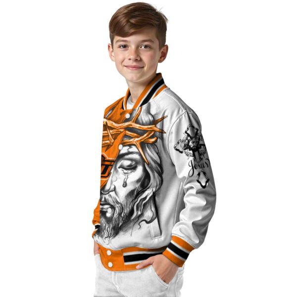 personalized oklahoma state cowboys jesus tears orange white jacket trendy