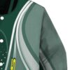 personalized oregon ducks wave patterns green jacket premium grade
