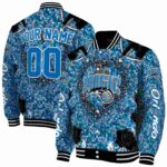 personalized orlando magic heart explosion blue jacket best selling