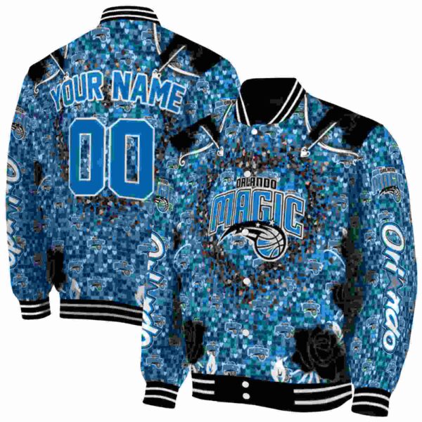 personalized orlando magic heart explosion blue jacket fashion forward