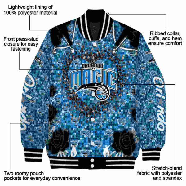 personalized orlando magic heart explosion blue jacket new arrival