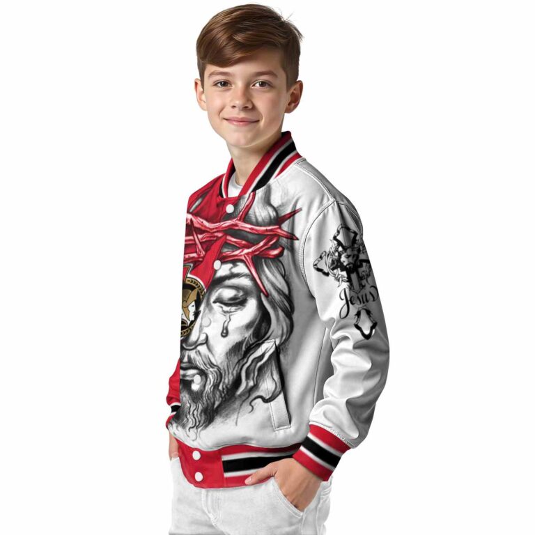 personalized ottawa senators jesus tears red white jacket trendy