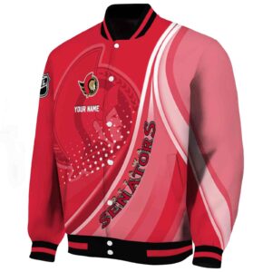 personalized ottawa senators wave patterns red jacket best selling
