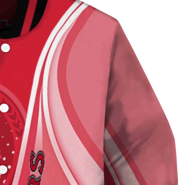 personalized ottawa senators wave patterns red jacket premium grade