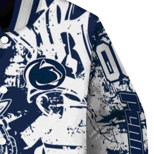 personalized penn state nittany lions fishing art blue jacket premium grade