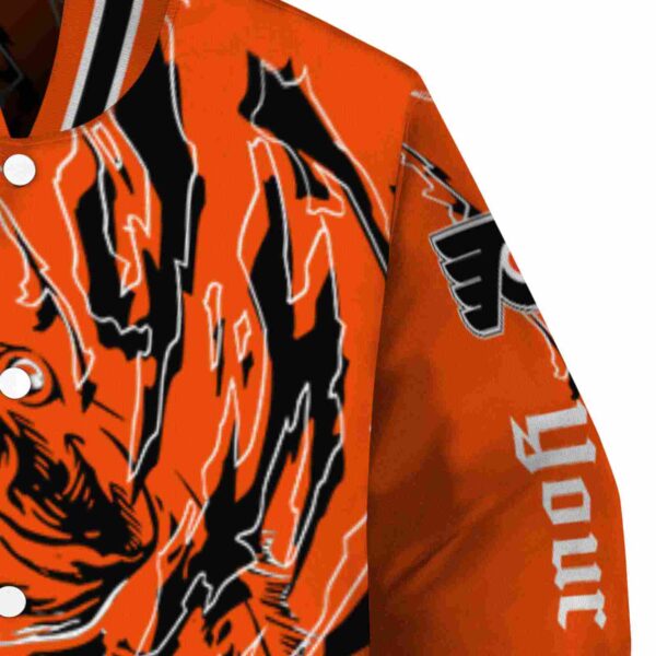 personalized philadelphia flyers fishing passion orange white jacket premium grade