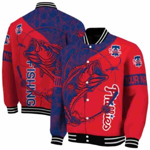 personalized philadelphia phillies fishing rod red jacket fashion forward
