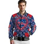 personalized philadelphia phillies heart explosion blue jacket best selling