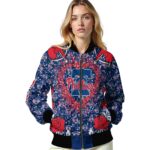 personalized philadelphia phillies heart explosion blue jacket best selling