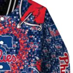 personalized philadelphia phillies heart explosion blue jacket best selling
