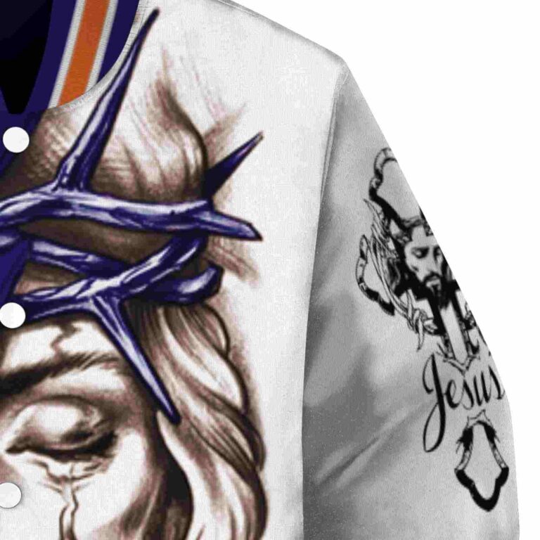 personalized phoenix suns jesus tears purple white jacket premium grade