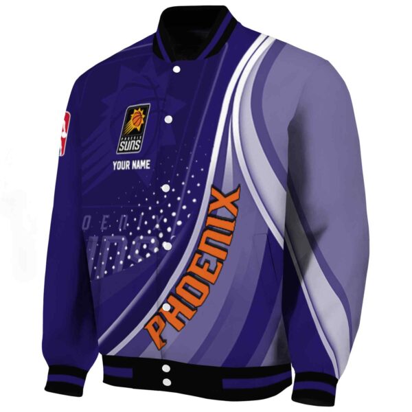 personalized phoenix suns wave patterns purple jacket best selling