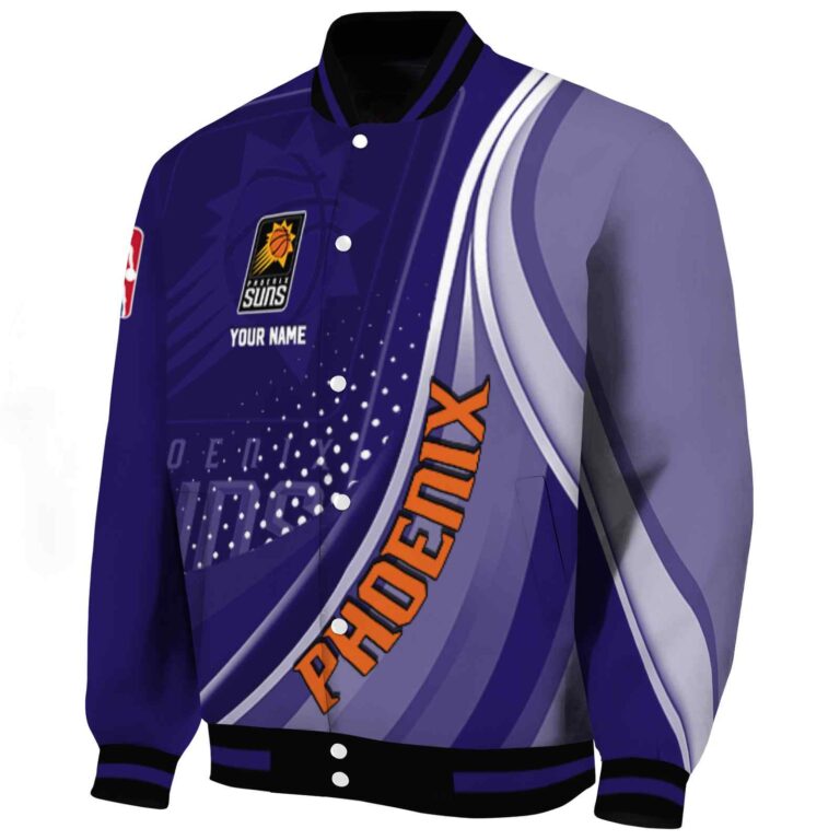 personalized phoenix suns wave patterns purple jacket best selling