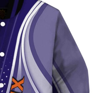 personalized phoenix suns wave patterns purple jacket premium grade