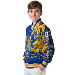 personalized pittsburgh panthers fishing art royal blue jacket trendy