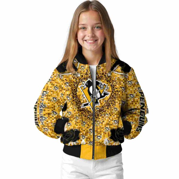personalized pittsburgh penguins heart explosion yellow jacket top rated