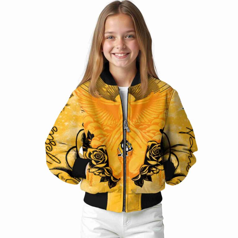 personalized pittsburgh penguins praying hands yellow jacket top rated