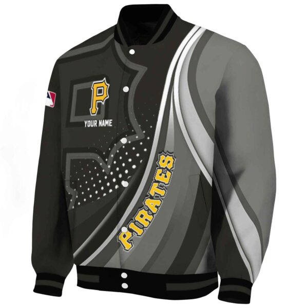 personalized pittsburgh pirates wave patterns black jacket best selling