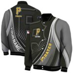 personalized pittsburgh pirates wave patterns black jacket best selling