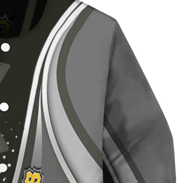 personalized pittsburgh pirates wave patterns black jacket premium grade