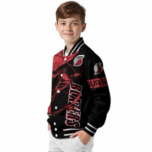personalized portland trail blazers fishing rod black jacket trendy