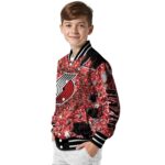 personalized portland trail blazers heart explosion red jacket best selling