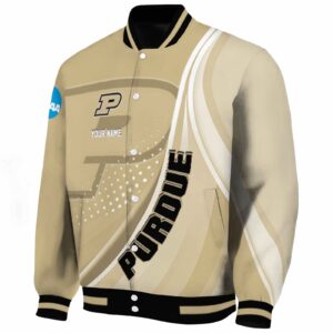 personalized purdue boilermakers wave patterns gold jacket best selling