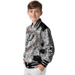 personalized san antonio spurs heart explosion silver jacket best selling