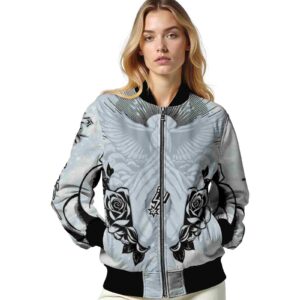 personalized san antonio spurs praying hands silver jacket latest model