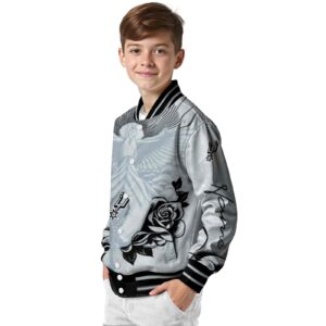 personalized san antonio spurs praying hands silver jacket trendy