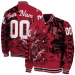 personalized san diego state aztecs fishing art red jacket best selling