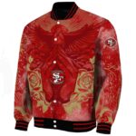 personalized san francisco 49ers praying hands red jacket best selling
