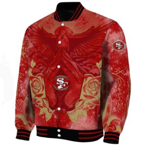 personalized san francisco 49ers praying hands red jacket best selling