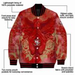 personalized san francisco 49ers praying hands red jacket best selling