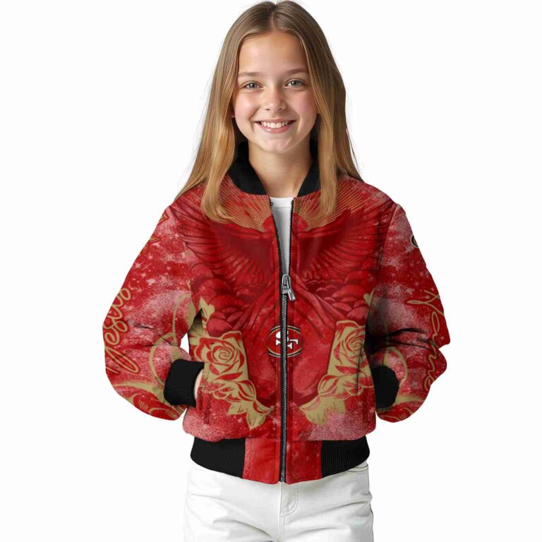 personalized san francisco 49ers praying hands red jacket top rated